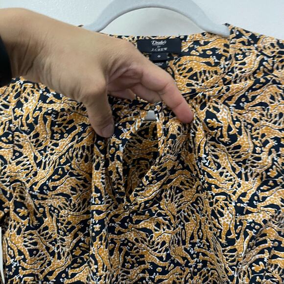 Drake’s London for J Crew Giraffe Print Top - Picture 7 of 12